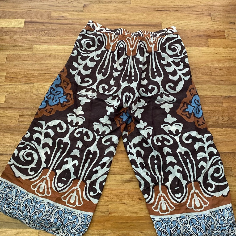 CeCe Brown and Blue Boho Print